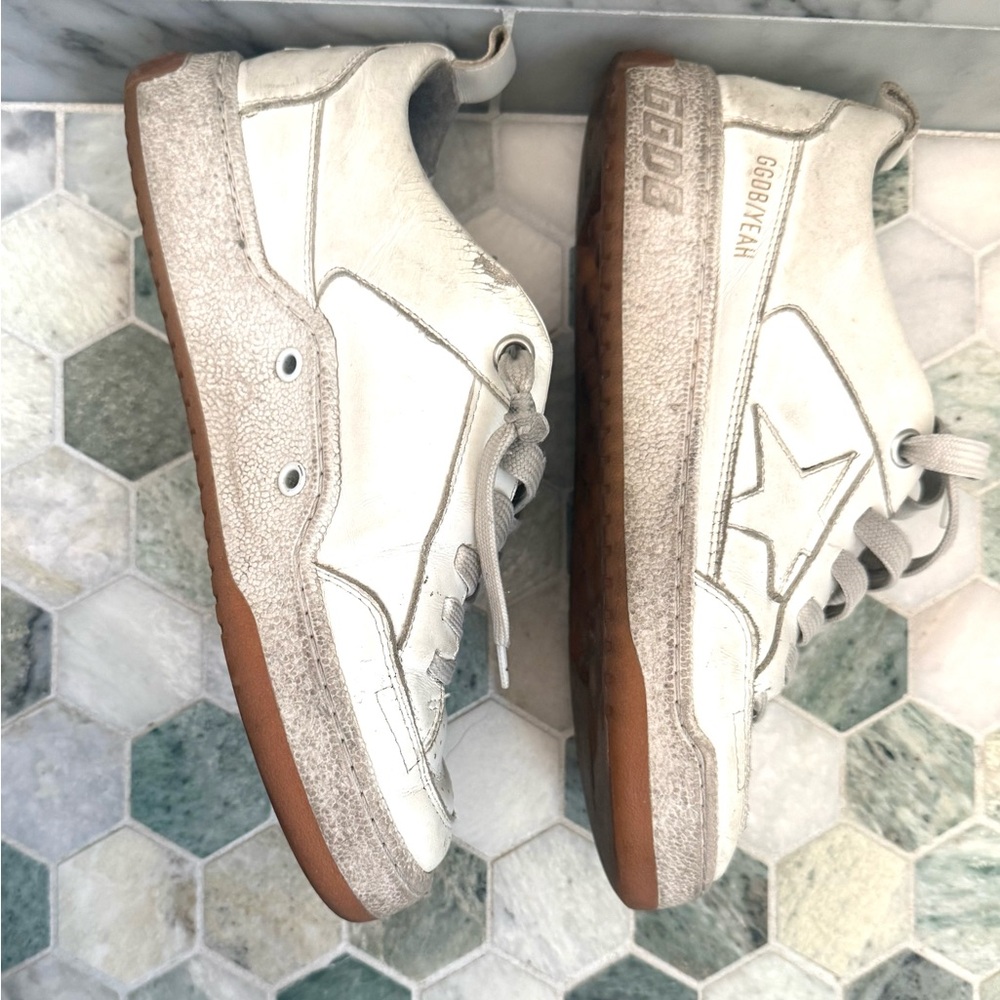 Golden Goose Womens YEAH Sneakers Worn-in sz 7.5 Womens - Picture 3 of 6